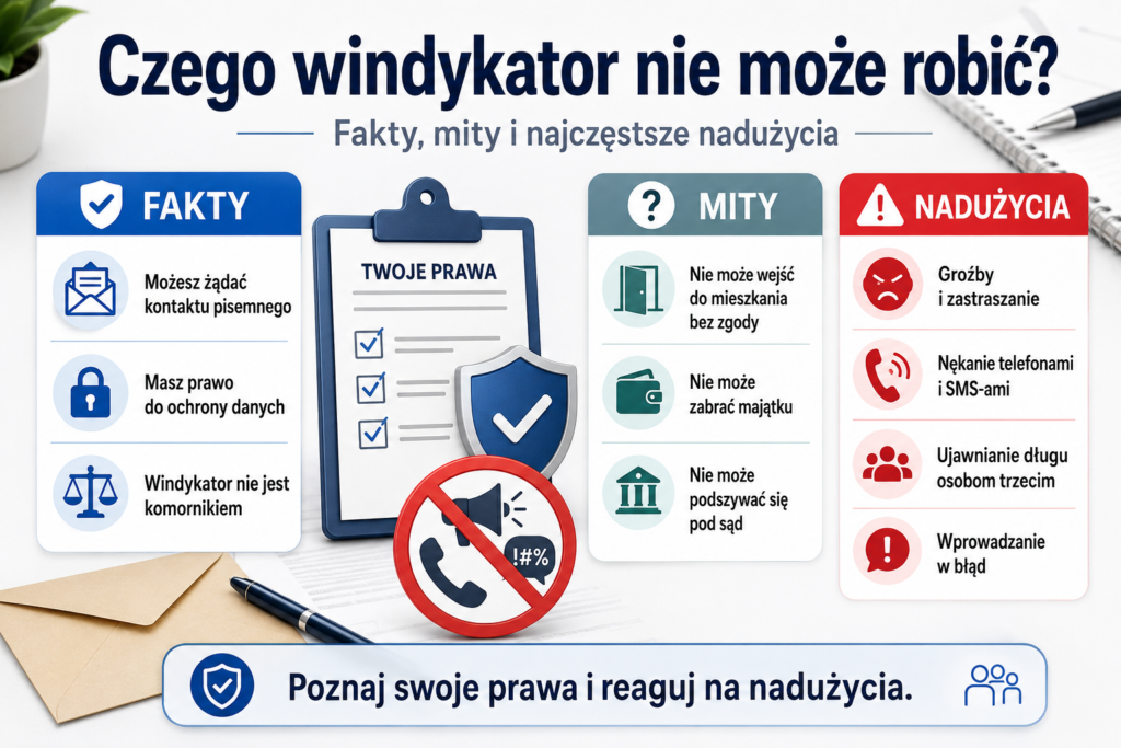 Czego windykator nie może robić – fakty, mity i najczęstsze nadużycia