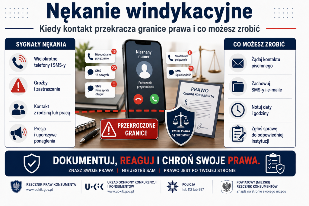Nękanie windykacyjne – kiedy kontakt przekracza granice prawa i co możesz zrobić Nękanie windykacyjne – kiedy kontakt przekracza granice prawa